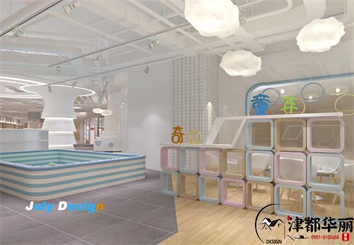 盐池奇幻童年母婴店设计方案鉴赏|用爱筑起的温馨和舒适