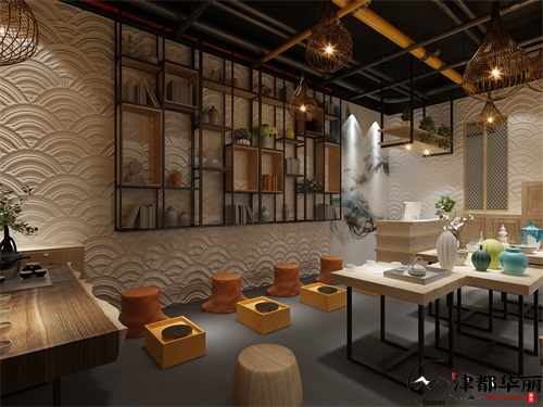 盐池乐陶陶艺店设计方案鉴赏|盐池陶艺店设计装修公司推荐