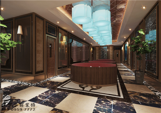 盐池百潮音乐火锅店设计方案鉴赏|盐池音乐火锅店设计装修公司推荐