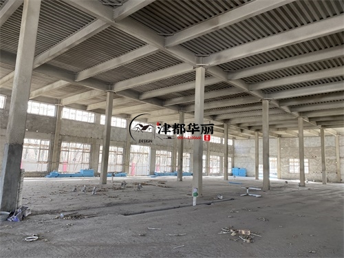 盐池装修公司|盐池职工餐厅设计装修项目施工现场勘察