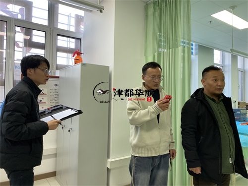 盐池银川装修公司|盐池某院装修改造施工现场复尺 