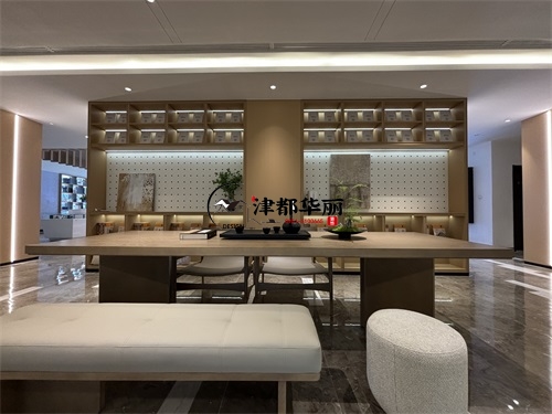 盐池售楼部展厅装修设计项目|津都华丽设计