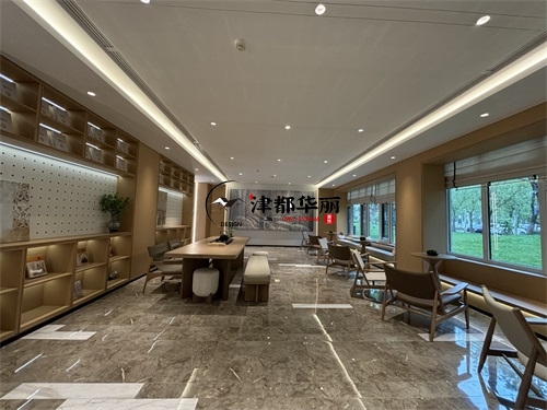 盐池售楼部展厅装修设计项目|津都华丽设计