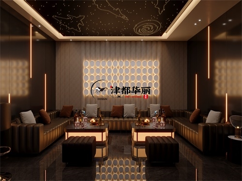 盐池会所装修设计项目|津都华丽设计