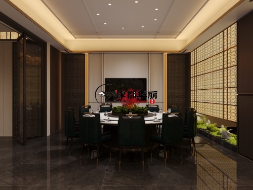 盐池会所装修设计项目|津都华丽设计