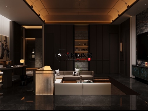 盐池会所装修设计项目|津都华丽设计