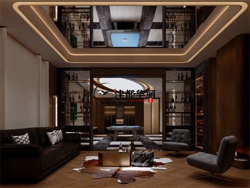 盐池会所装修设计项目|津都华丽设计