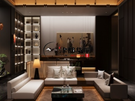 盐池装修公司推荐|盐池阅海澜境会所设计装修惊艳效果方案分享