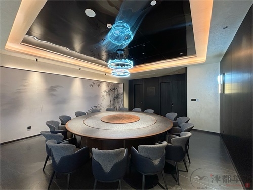 盐池餐厅装修设计项目|津都华丽设计